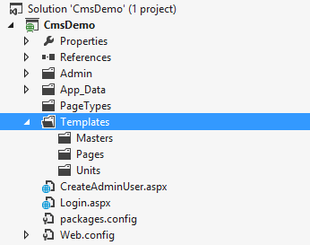 Folder structure